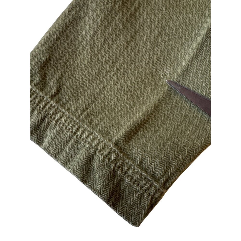 Free People‎ Cotton Olive Green Rule Breaker Slim Cargo Utility Pants 0 - Picture 13 of 13